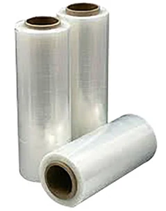 Rolls of clear vinophane stretch film